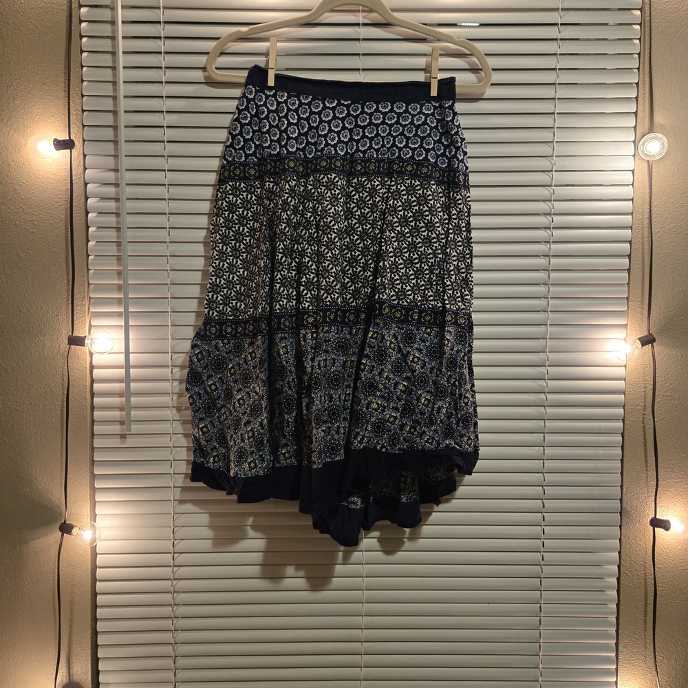 Bohemian Navy Blue Skirt